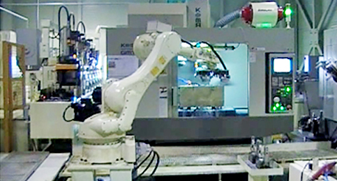다관절 로봇을 이용한 자동화시스템 사진